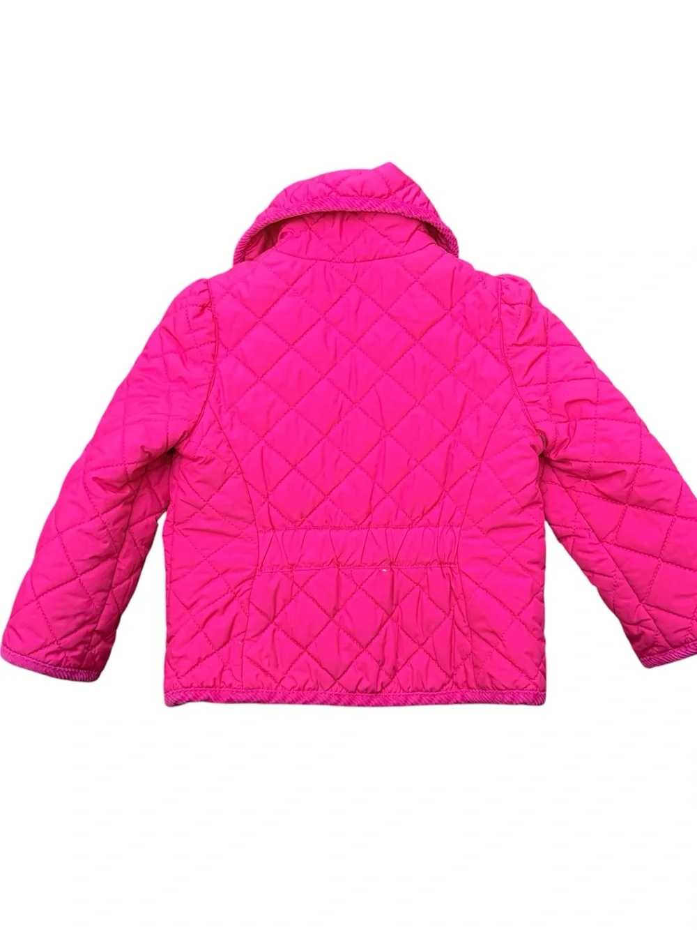 POLO Ralph Lauren Toddler Girls Pink Quilted Coat Jacket Sz 2T